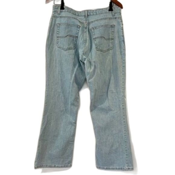 Caslon Light Wash Straight Leg Jeans 12P - Picture 2 of 6